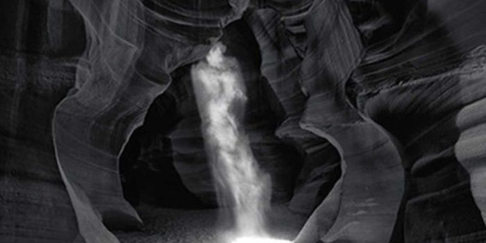 A good example why promoting your work is important. "Phantom" by Peter Lik Reportedly the most expensive photograph ever sold. picture of antelope canyon with ray of light